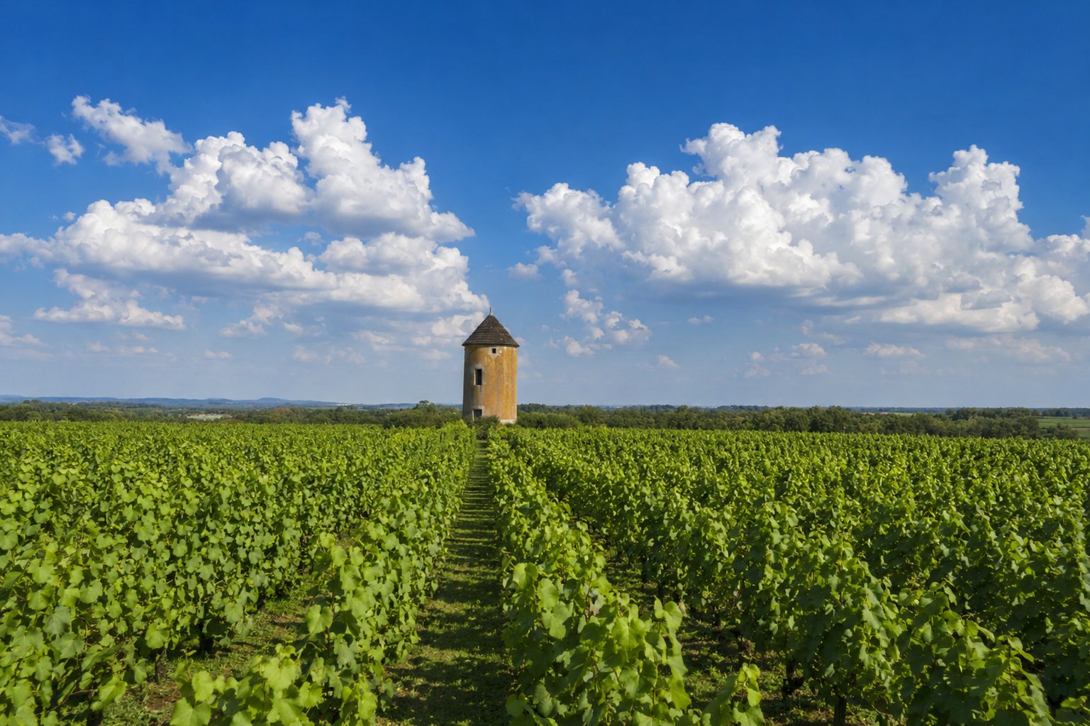 Moulin de la Minière, vignoble de Monnières
